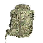 `Camouflage Eberlestock taktischer Rucksack mit MOLLE-System, Kompressionsriemen und großem Stauraum`
