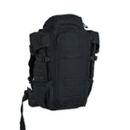 `Schwarzer Eberlestock taktischer Rucksack mit MOLLE-System, Kompressionsriemen und großem Stauraum`
