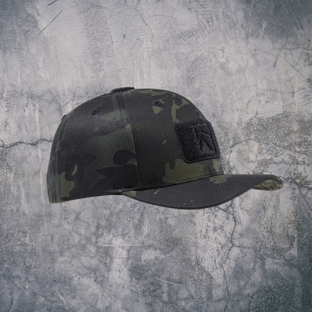 `Lindnerhof Tactical Snapback Cap in Multicam Black`
