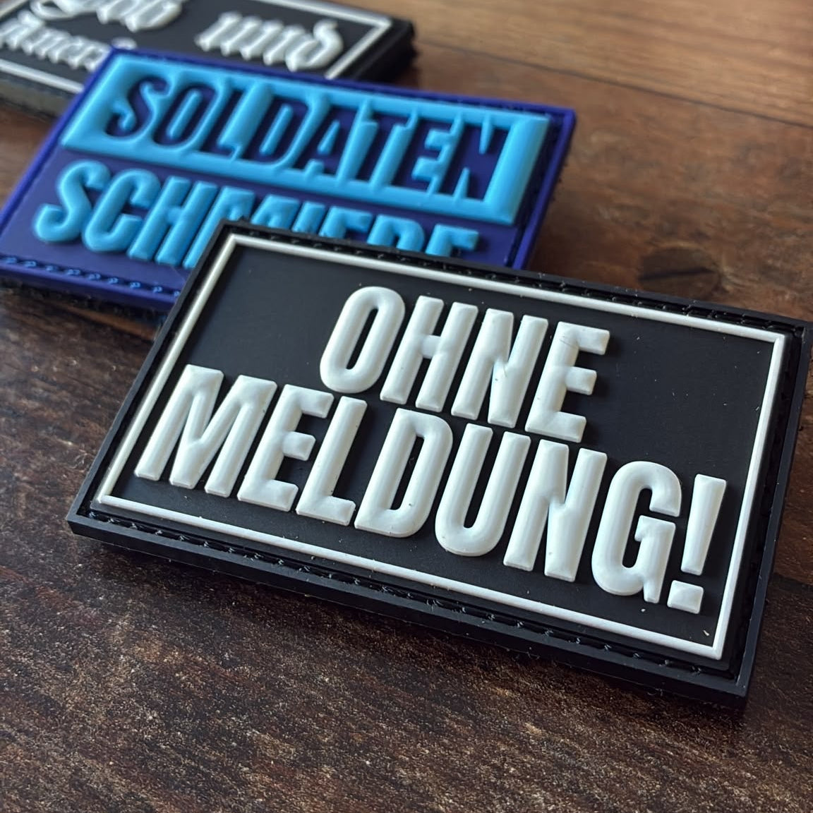 ´OHNE MELDUNG´ PATCH