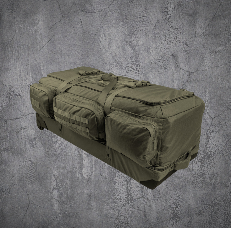 `Die B3 Hercules Duffel von Eberlestock – olivgrüne Tactical Transporttasche mit modularem Stauraum im Military Outdoor-Stil`
