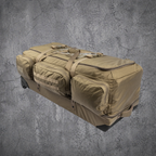 `Die B3 Hercules Duffel von Eberlestock in Coyote Brown mit Rollen – große taktische Reisetasche für Outdoor, Militär, Range Days und Expeditionen`
