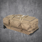 `Die B3 Hercules Duffel von Eberlestock in Dry Earth mit Rollen – extrem robuste Tactical Duffel Bag für Reisen, Outdoor-Abenteuer und schwere Ausrüstung`
