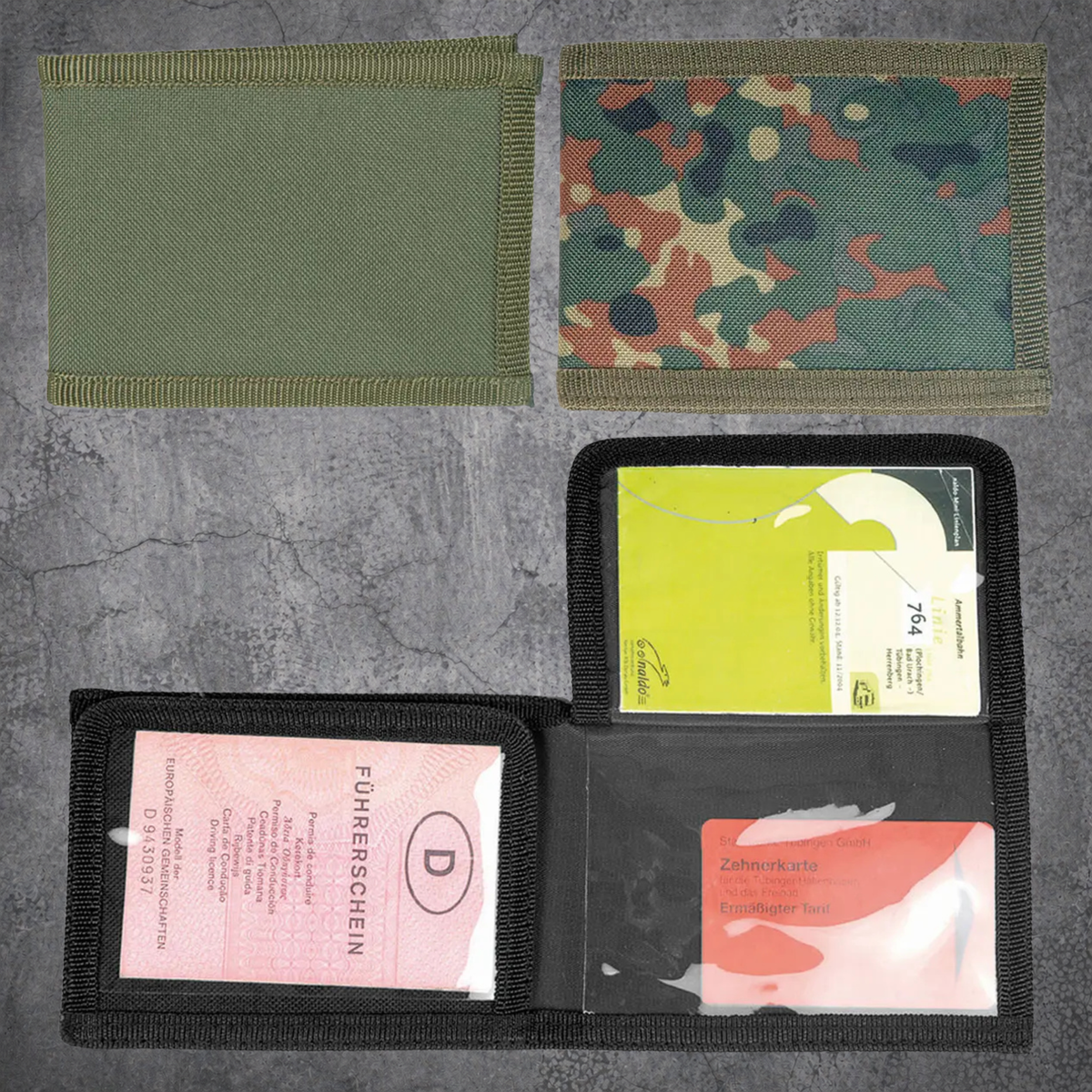 BW Ausweishülle flecktarn