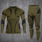 4-Way Stretch Performance - Thermo-Unterwäsche - Olive
