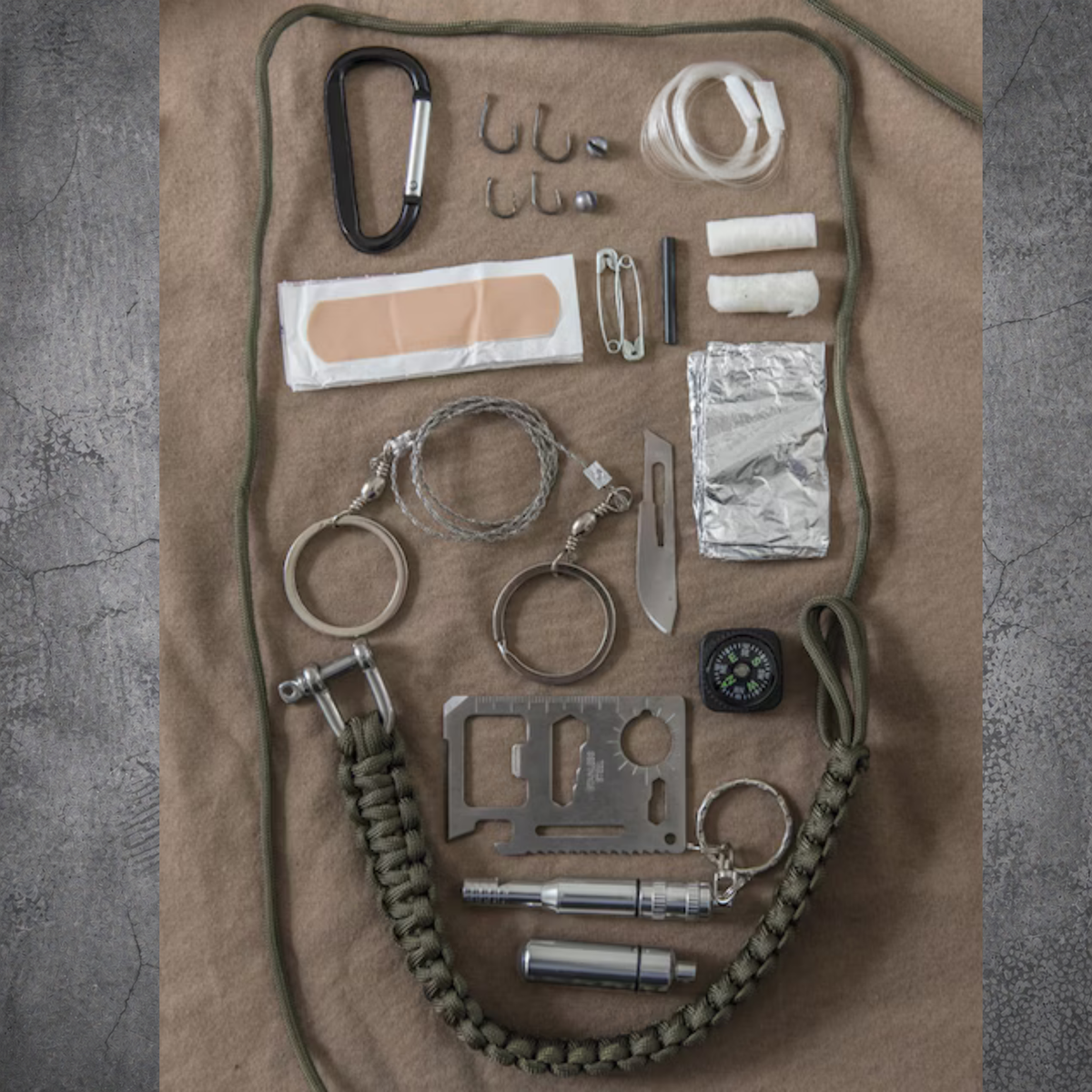 Paracord Survival Kit Large