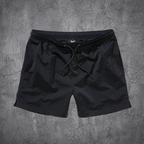 badehose schwarz front mit schnürsenkeln