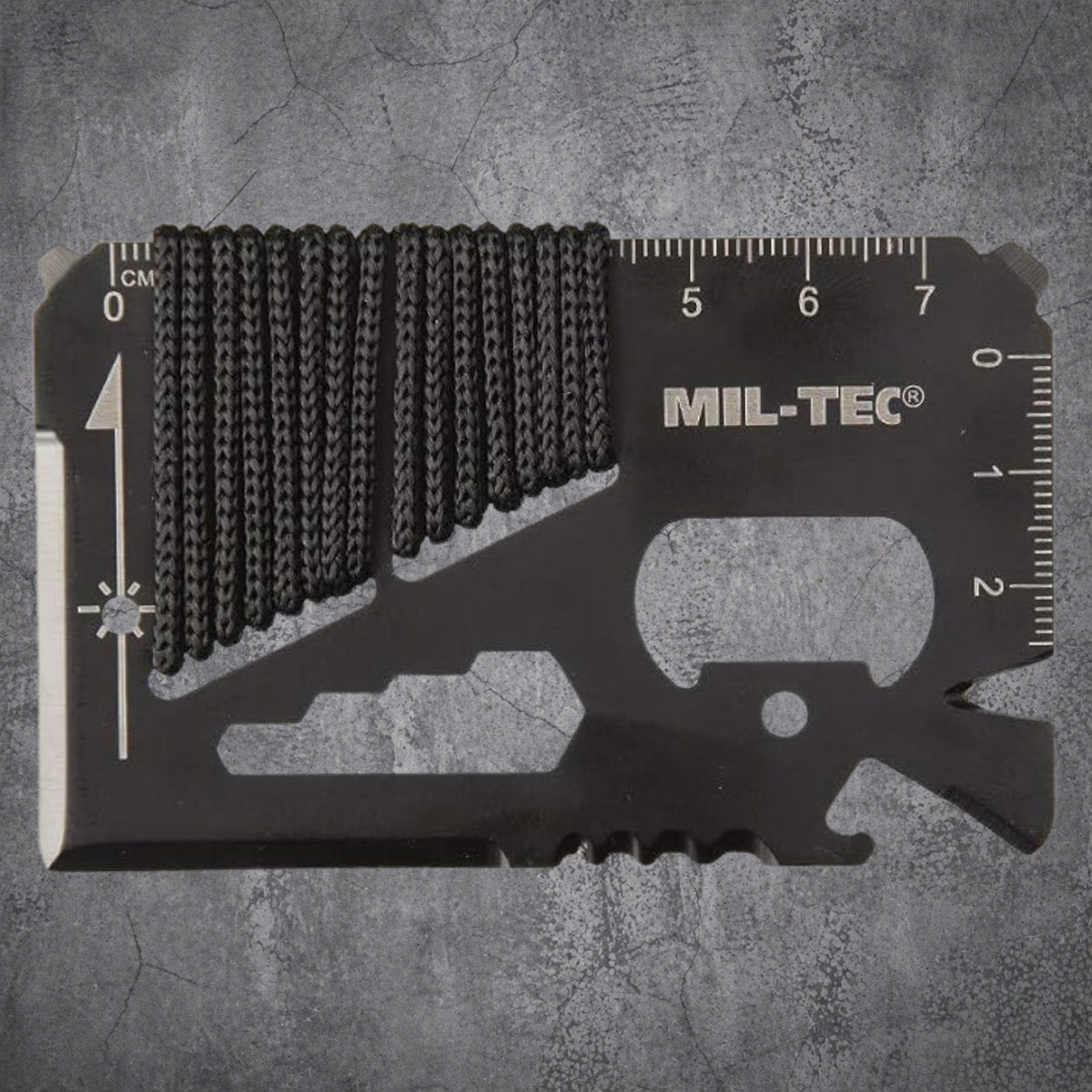 Survival Tool Paracord mit Hülle & 12 Funktionen
