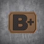 MILITÄR PATCH 3D BLUTGRUPPE