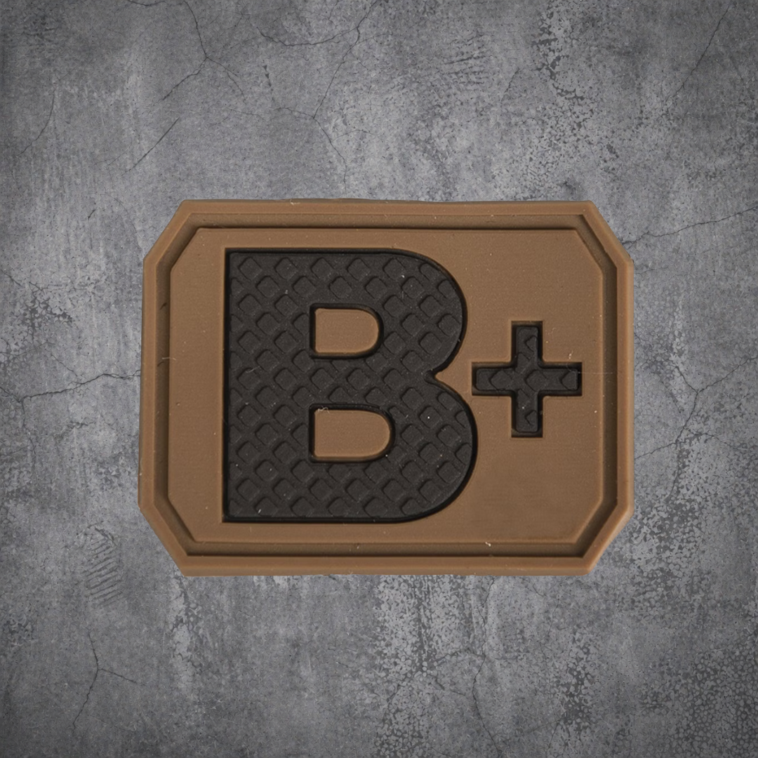 MILITÄR PATCH 3D BLUTGRUPPE