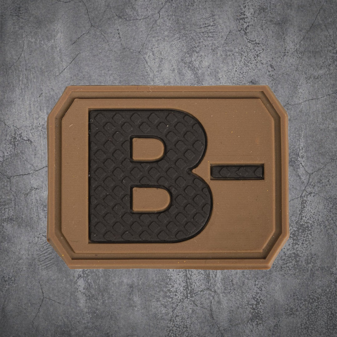 MILITÄR PATCH 3D BLUTGRUPPE