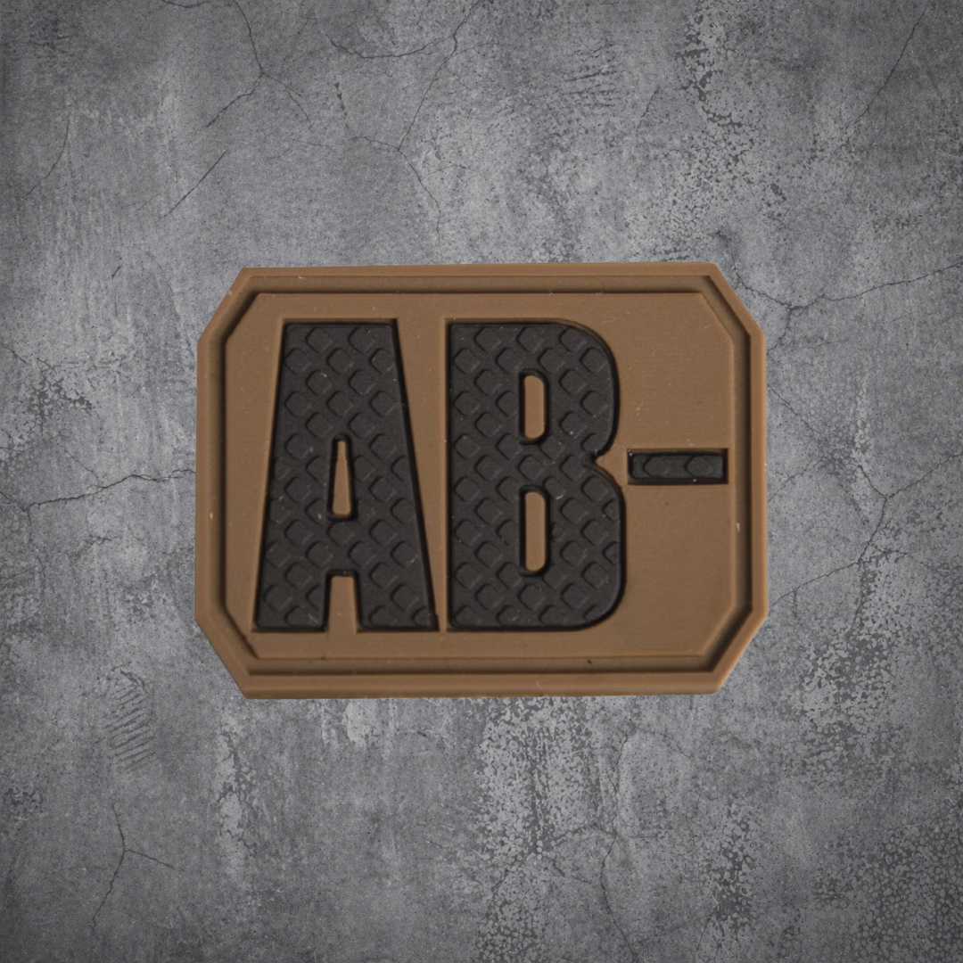 MILITÄR PATCH 3D BLUTGRUPPE