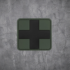 kreuz patch oliv