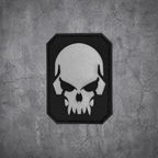 skull patch schwarz