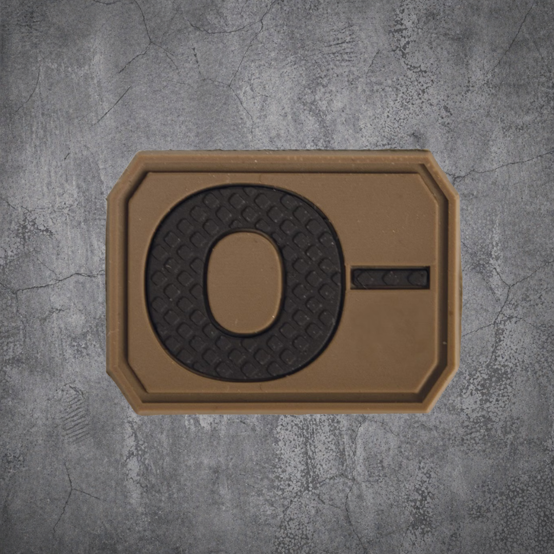 MILITÄR PATCH 3D BLUTGRUPPE